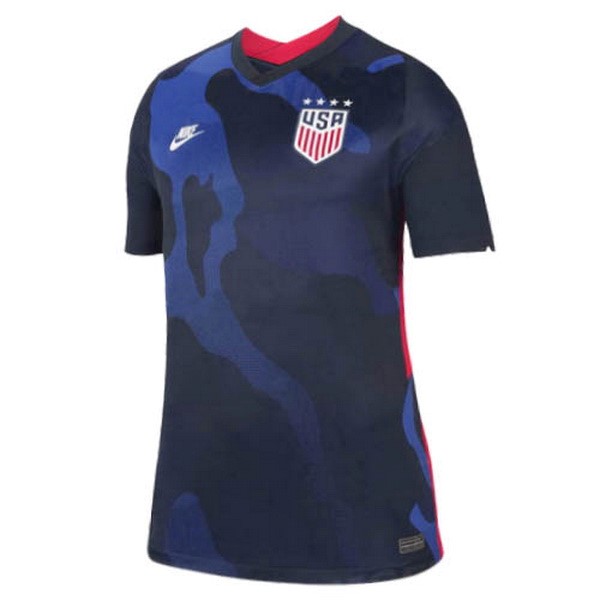 Camiseta Estados Unidos 2ª Kit Mujer 2020 Azul